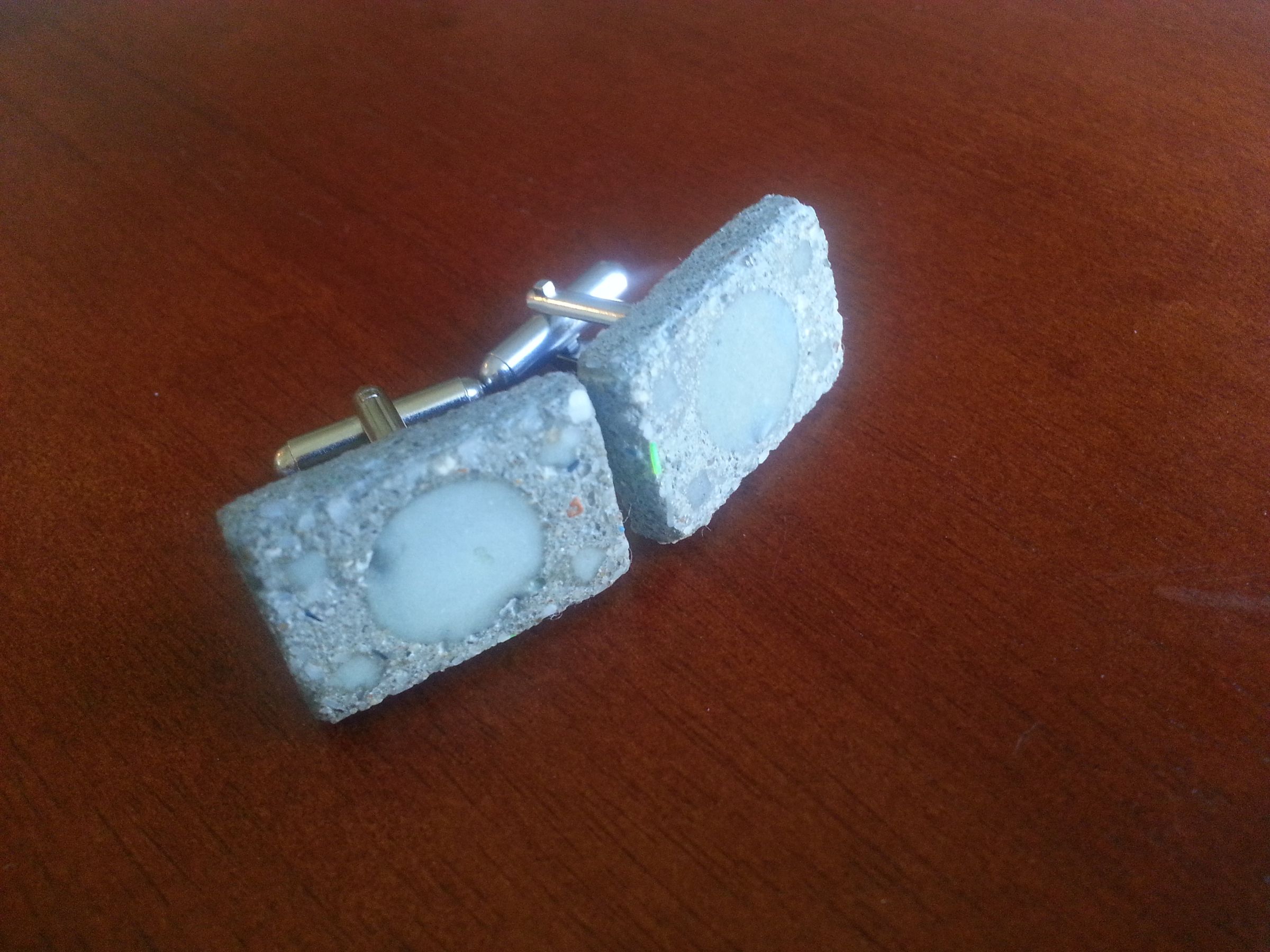 Just Some Ordinary Concrete Cufflinks