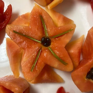 Papaya, Tomato & Cilantro Salad