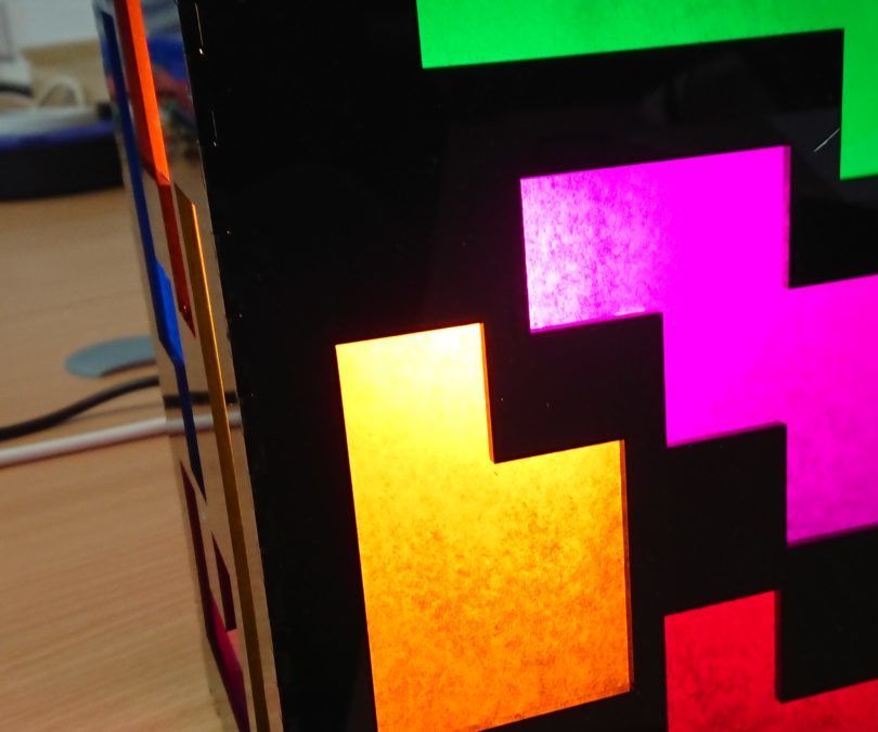 Tetris Inspired Lamp