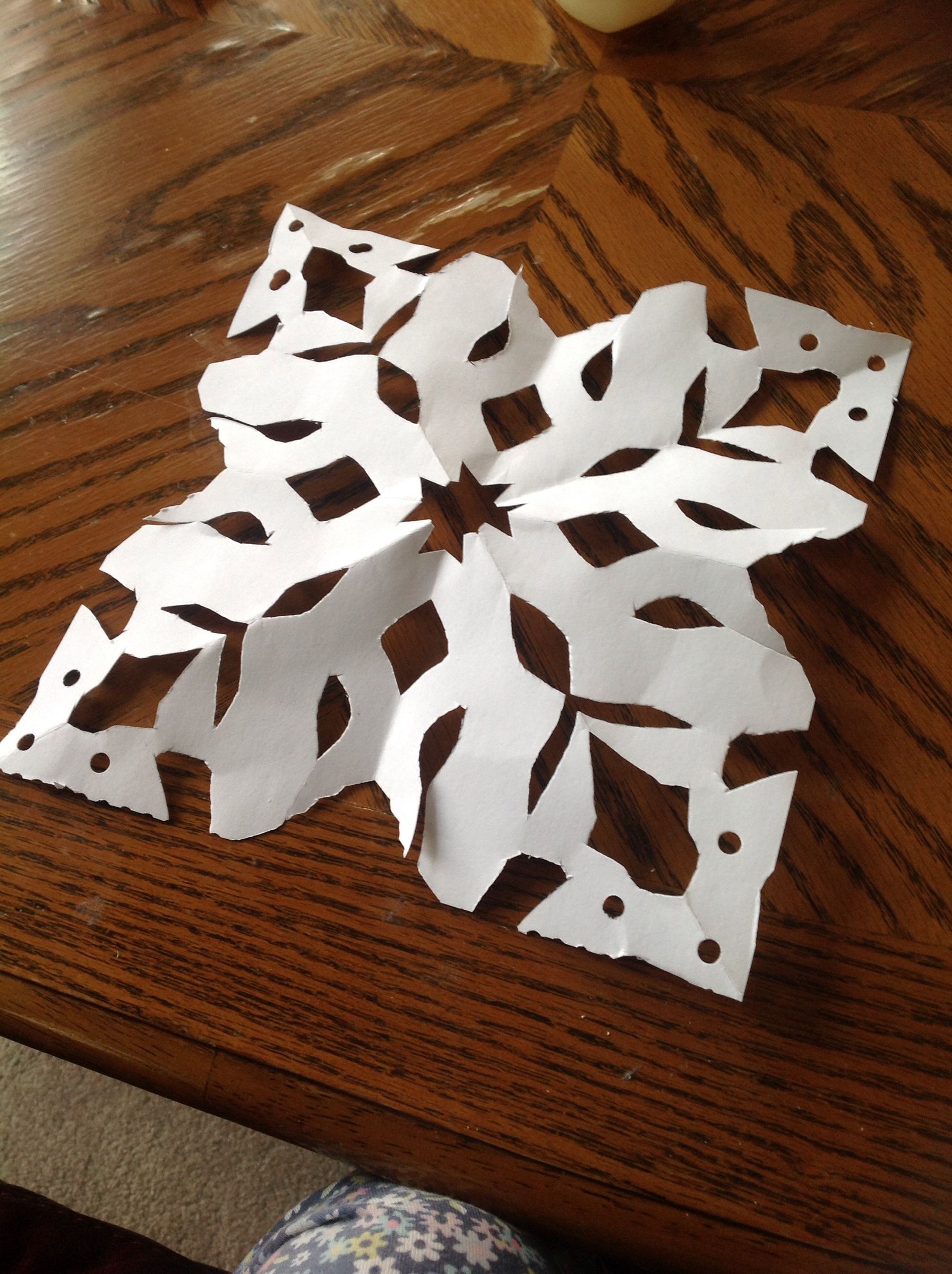 DIY Paper Snowflakes!!