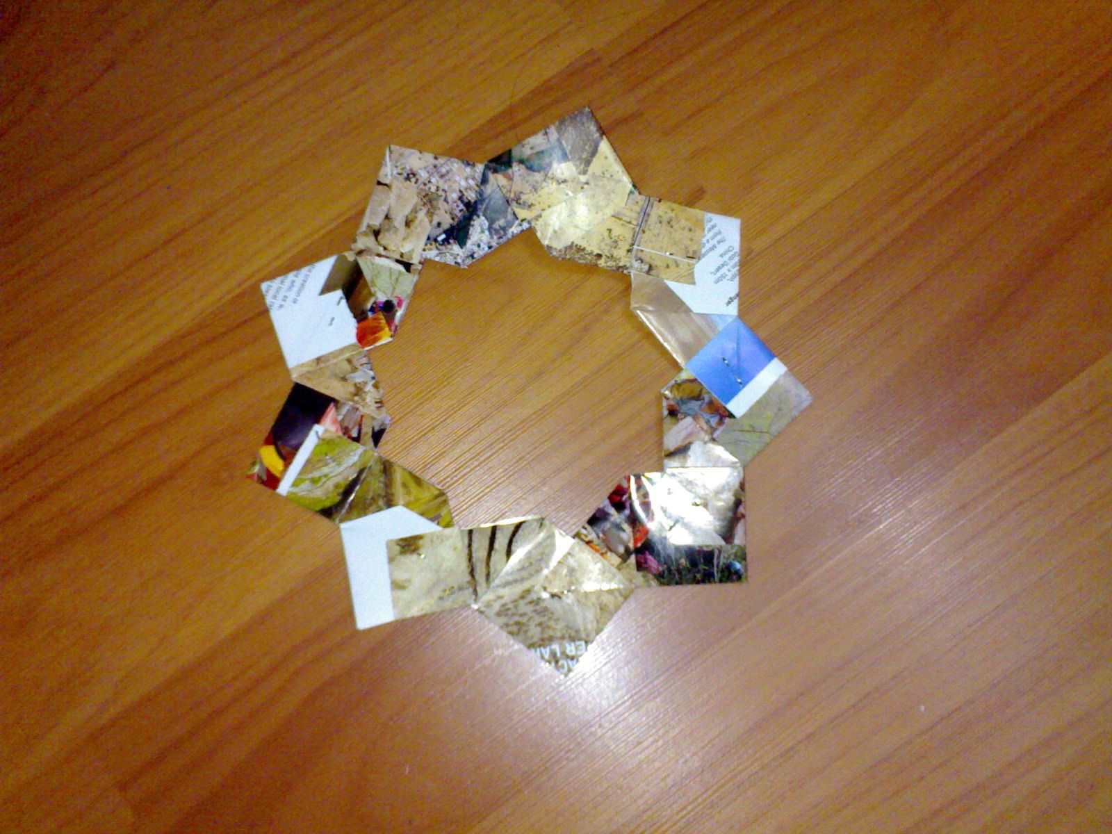 Origami Modular Wreath