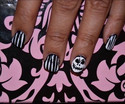 Jack the Pumpkin King Nail Art
