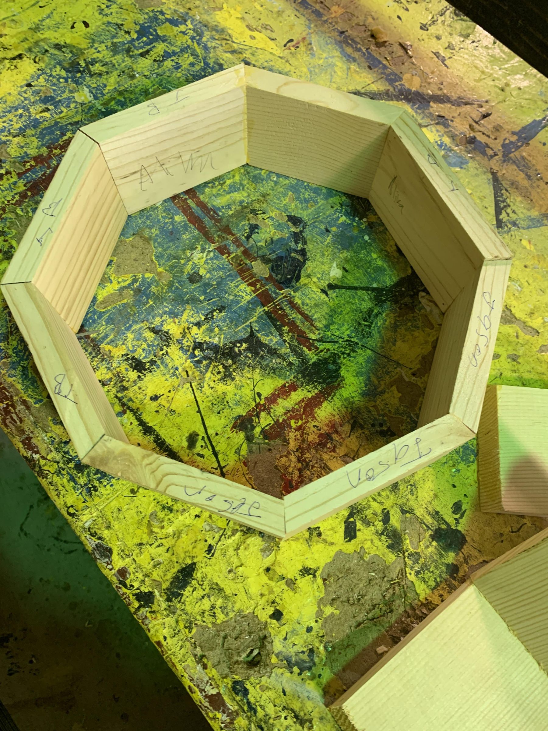 Hexagon Shelf 9 Steps Instructables