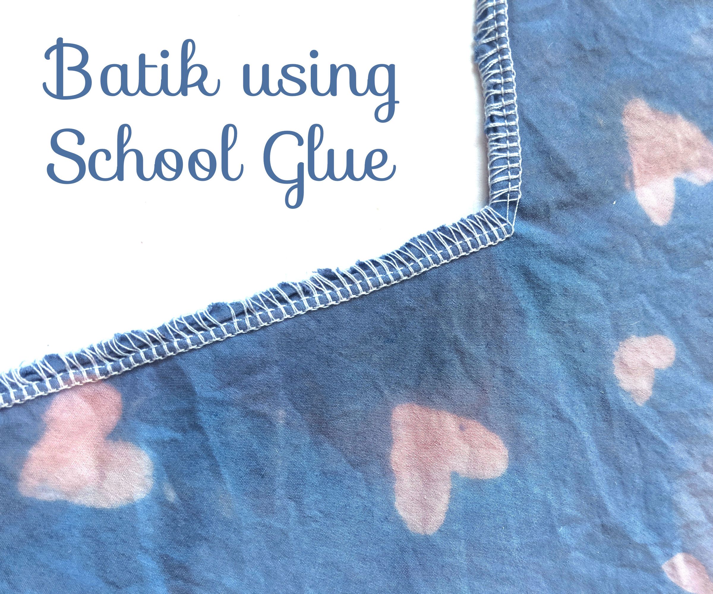 Easy Batik Using School Glue