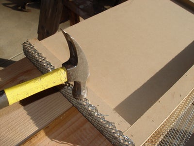 Apply the Stucco Mesh.