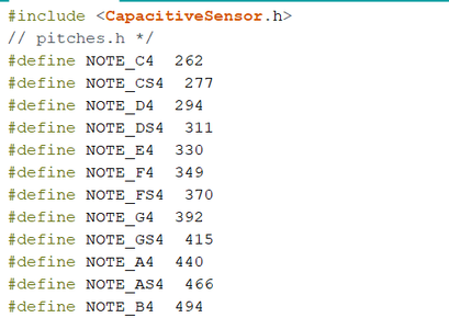 Code: Define Notes