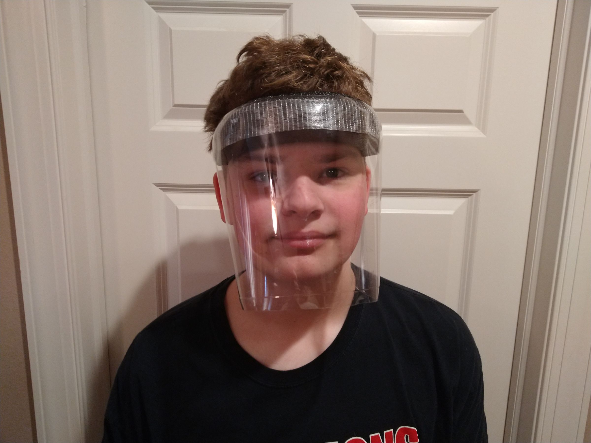 Simple Protective Face Shield 5 Steps Instructables