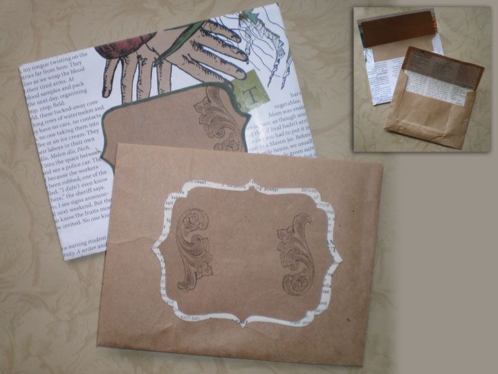 Recycled Paper Envelopes Tutorial