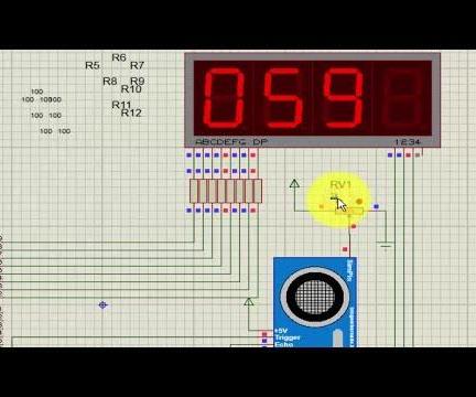 Ultrasonic Range Finder Using 8051