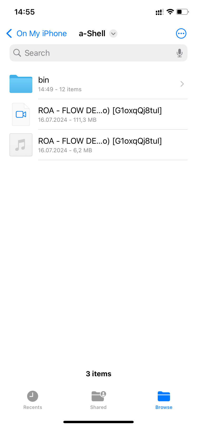 Installing Yt-dlp in A-Shell