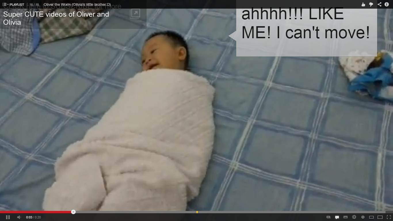 How to Play With Your Baby When Wrapped in a Towel;)