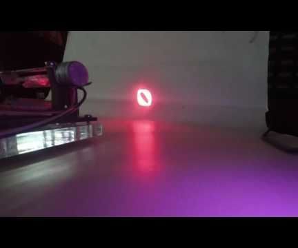 Laser Show From CD Stepper Motors