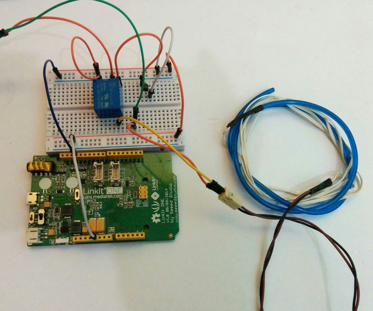 Linkit One Controlled El-wire
