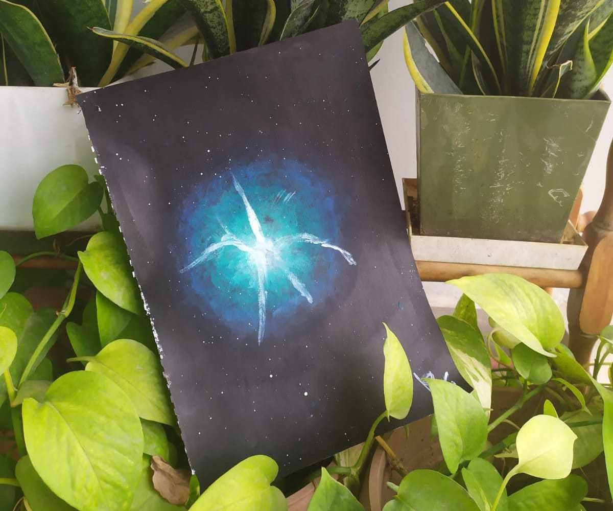 Simple Supernova Painting (no Painting Skills Required!)