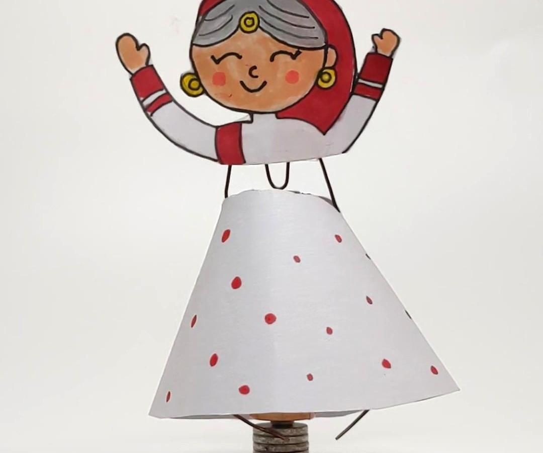 Dancing Girl Homopolar Motor