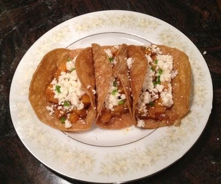Spicy Butternut Squash Tacos Video