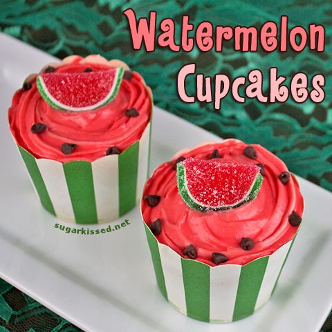 Watermelon Cupcakes
