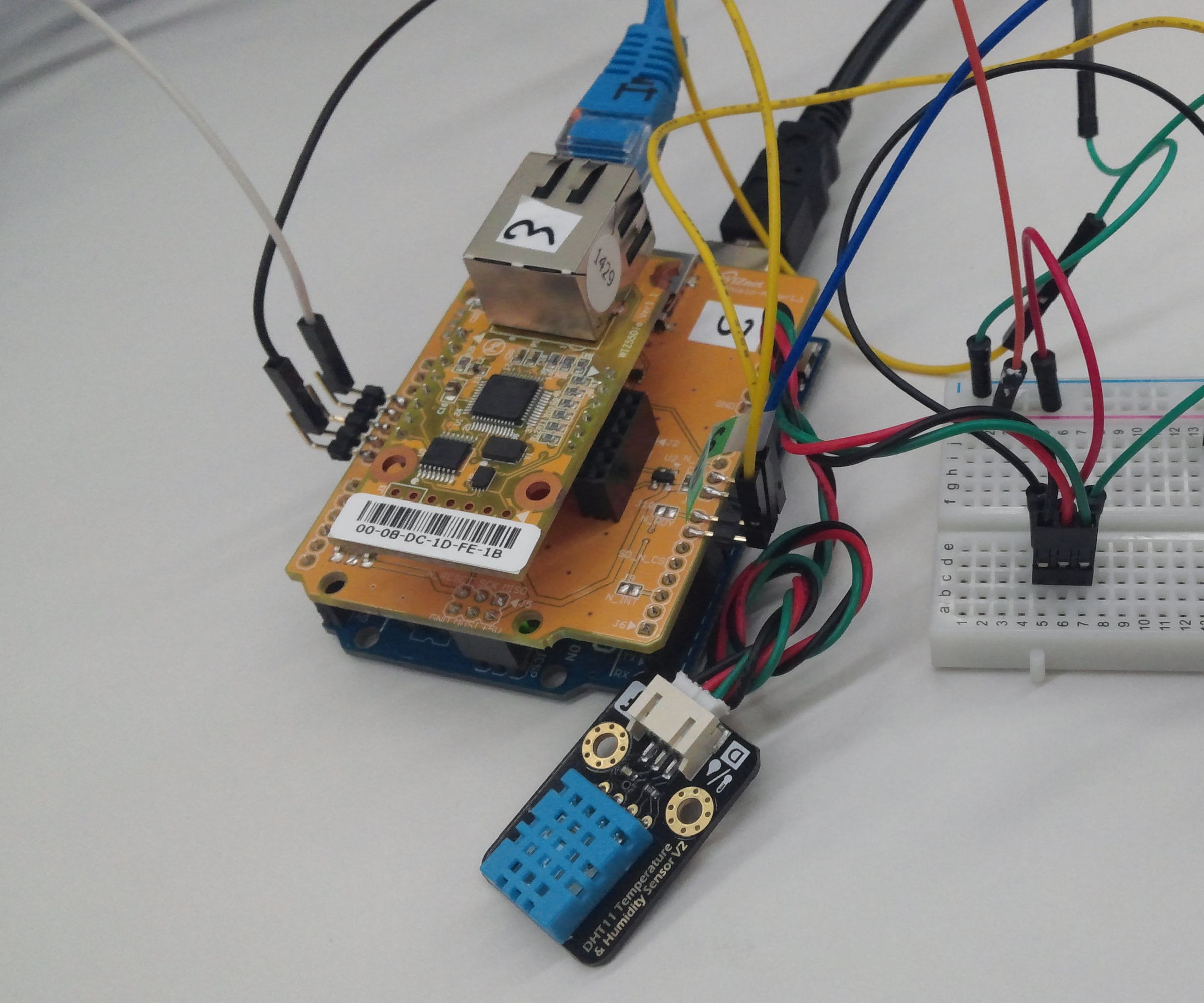 [Arduino Project]#Remote Monitoring of Ultrasonic Sensor Value Using IoShield-A & Cloud Server