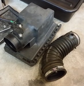 Remove the Battery and Air Intake