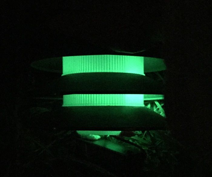 Recycled Components Touch Lamp