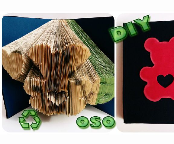 Oso Hecho De Una Guía Telefónica Vieja Book Art | Arte En Libros 