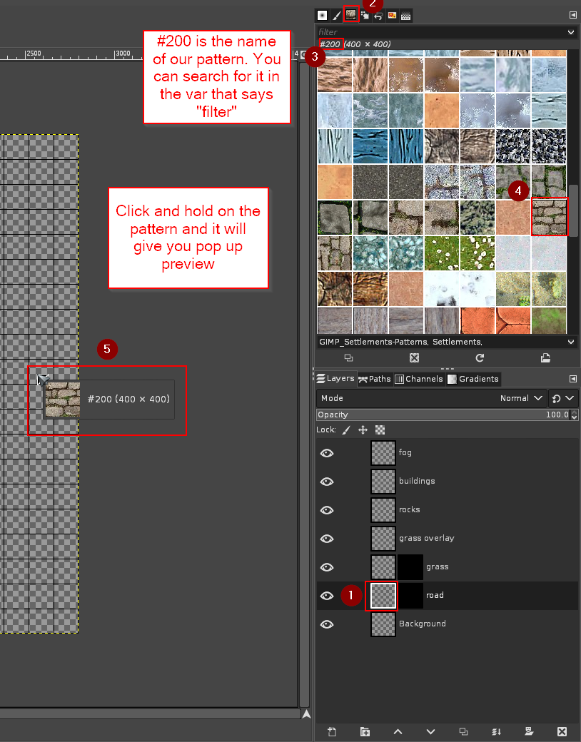 Chapter 3: Patterns on Layers