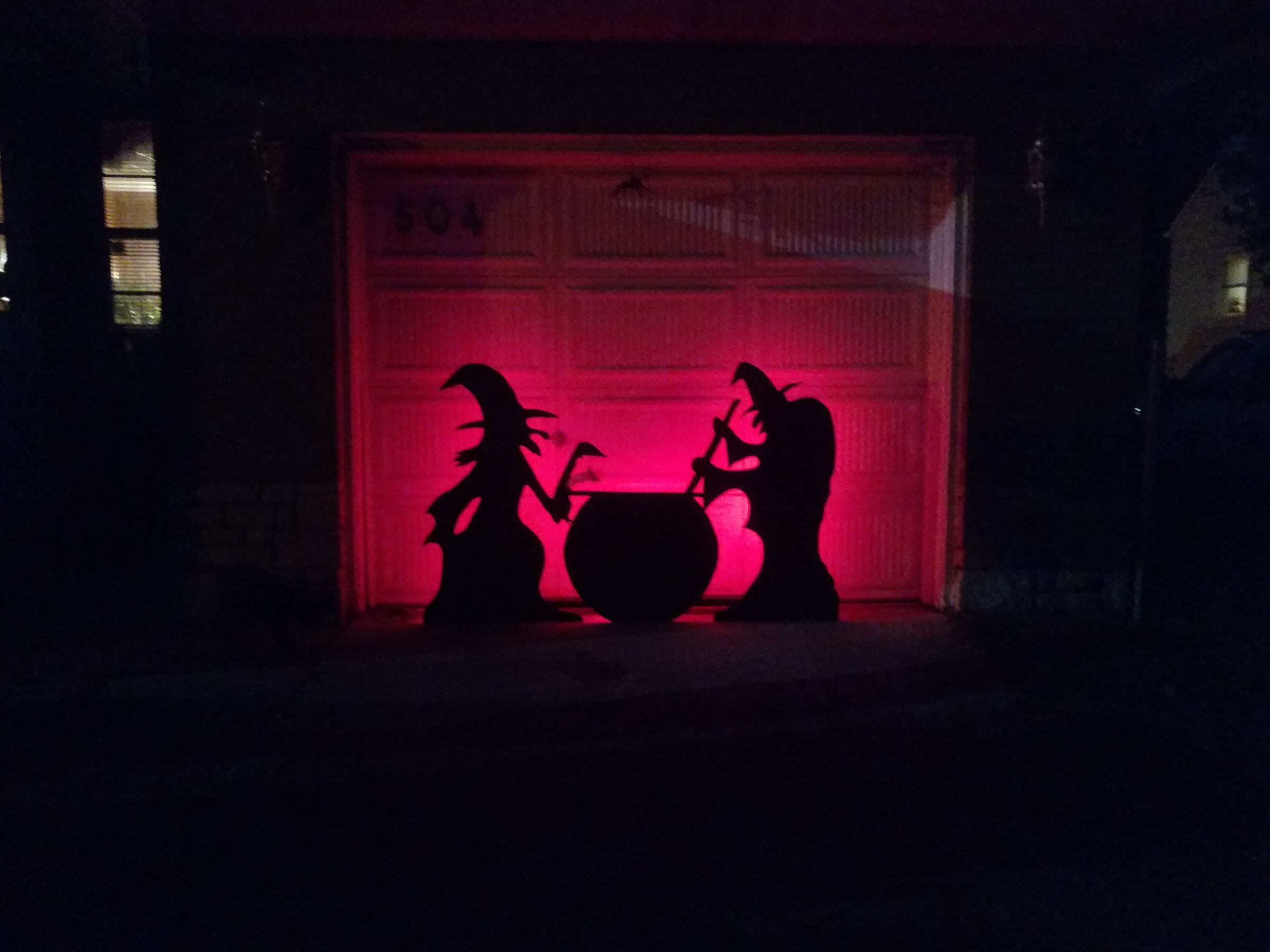 Another Halloween Garage Door Silhouette 10 Steps (with Pictures