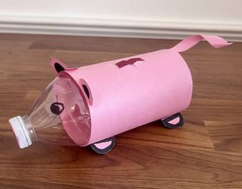 Recycled Bottle Piggy Bank : 6 Steps (with Pictures) - Instructables