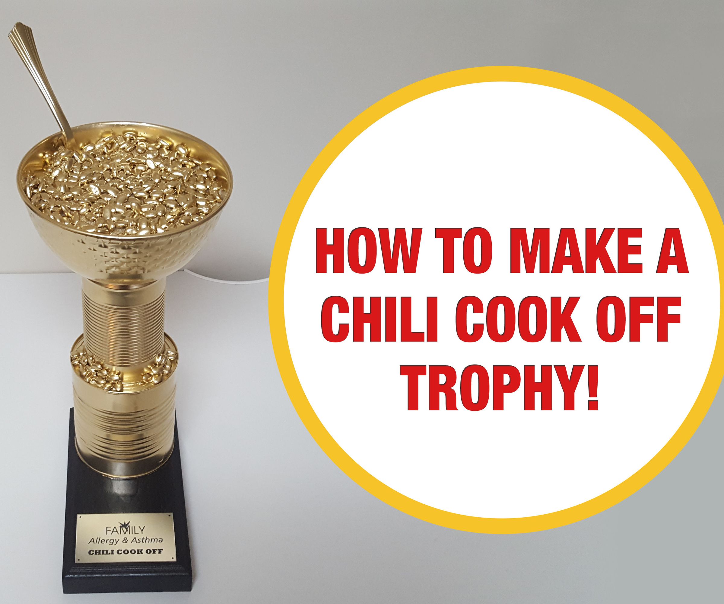 How to Make a Chili Cook Off Trophy