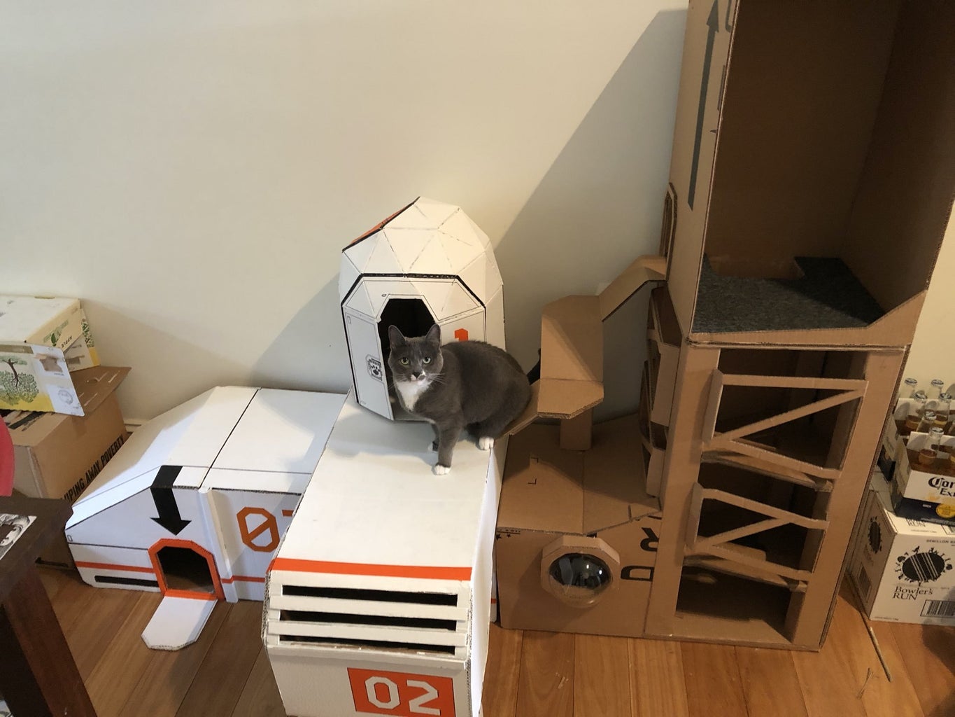 Cardboard Space Igloo for Cats (+ Spacepod Inspiration) : 7 Steps (with