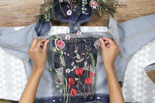 Sheer 2025 jean jacket