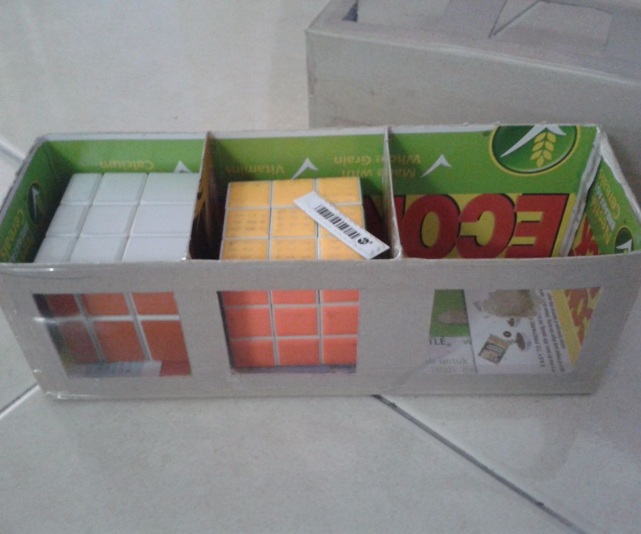 Recycle Storage Box Using Cereal Boxes