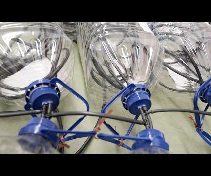 Solar Water Heater With Plastic Bottles 