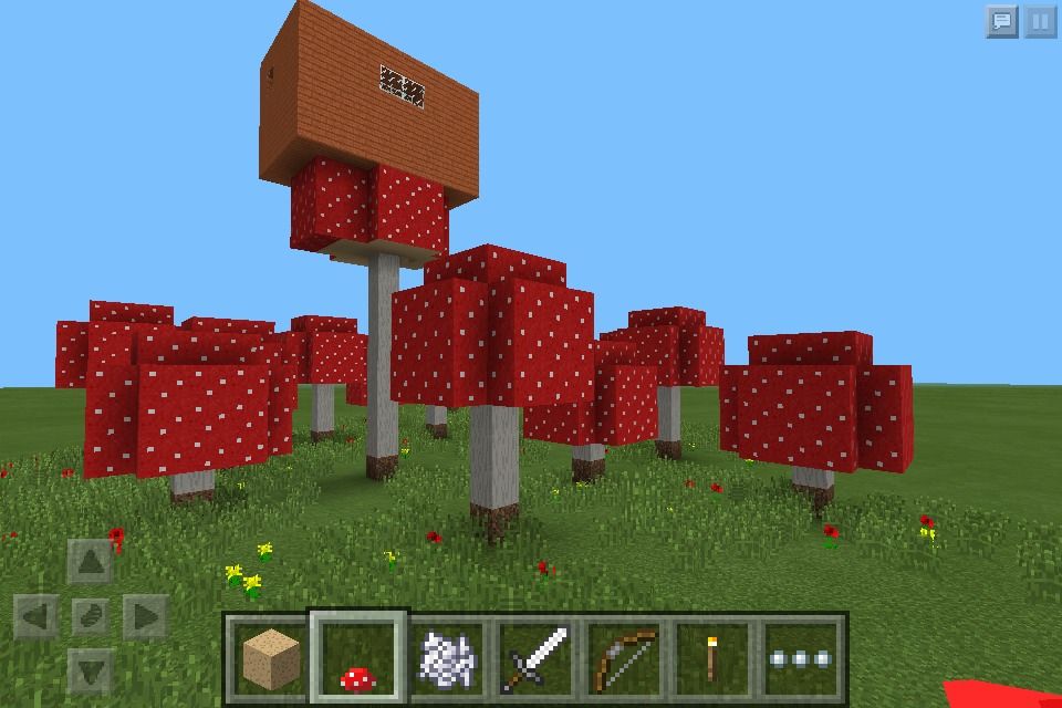GROWING GIANT MUSHROOMS IN MINCRAFT!!!!!???
