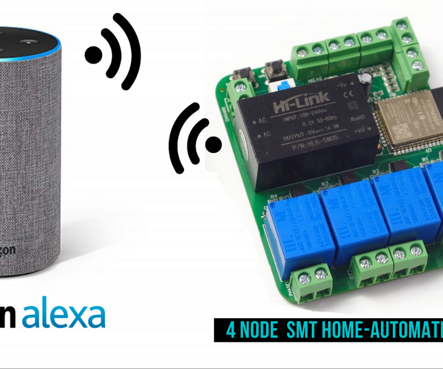 Amazon Alexa Based Voice-Controlled Home-Automation System.