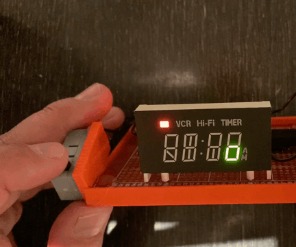 Salvaged LED Display Microgame