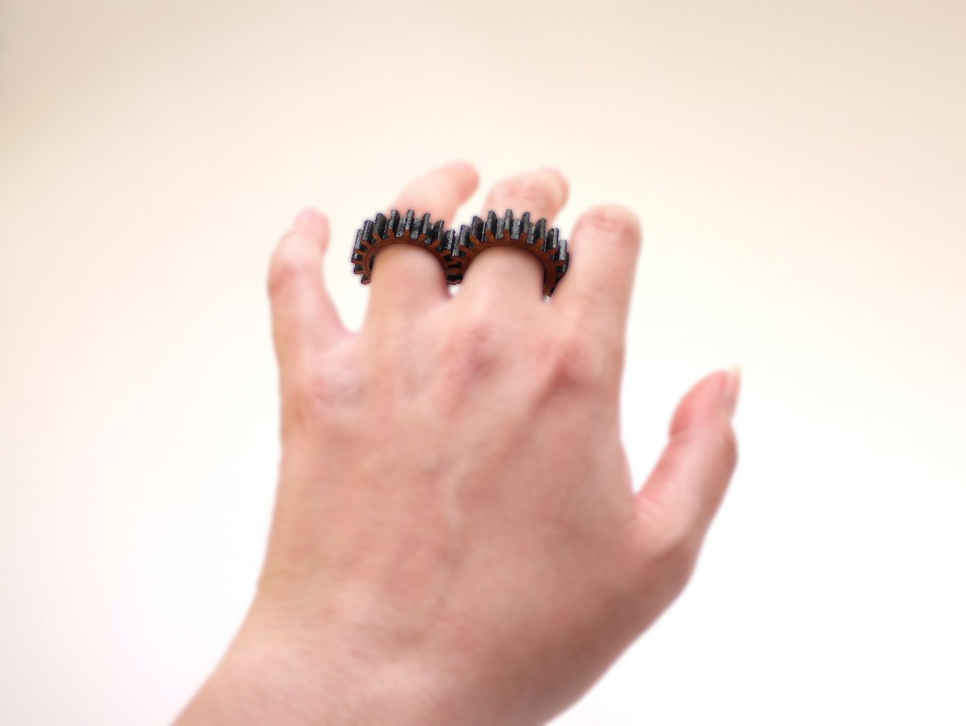 Make Your Own Fidget Rings - DIY Wood Gear Rings : 3 Steps (with ...