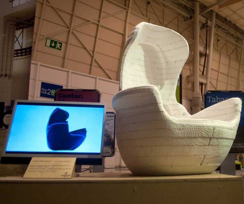 Marsupial Chair - CNC Milling From 3D Model