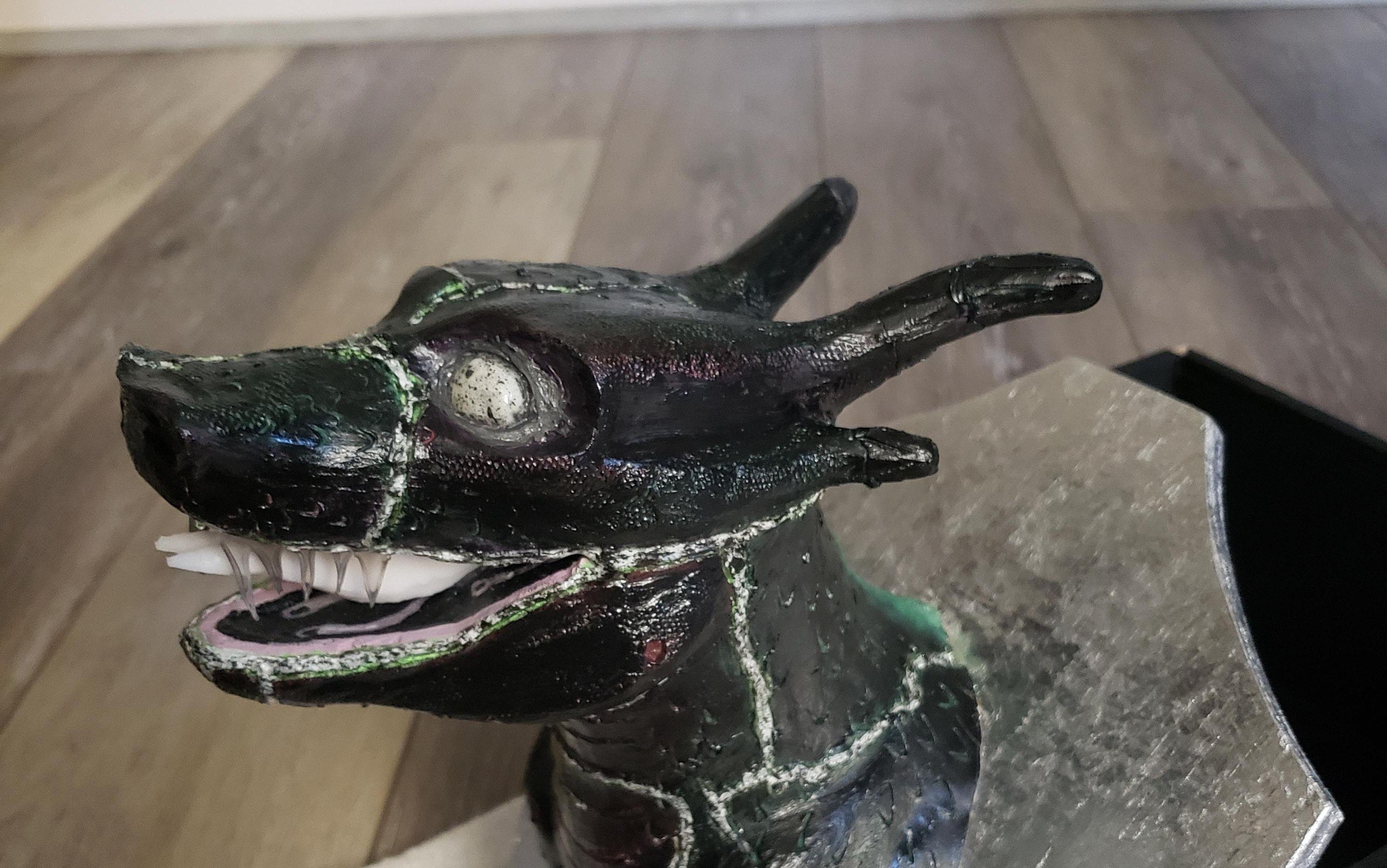 Dragon Head Taxidermy