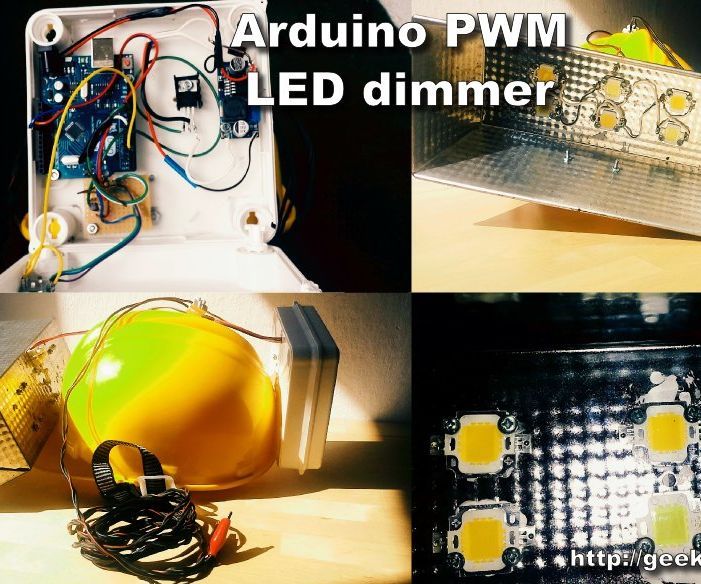 Arduino PWM LED Dimmer - 6x10W LED