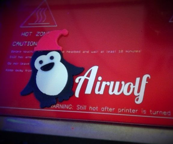 3D Printed Penguin Ornament