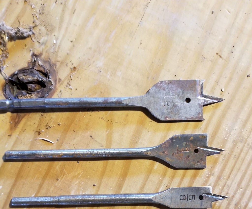 Repair/ Sharpen and Modify Spade Bits 3 Steps Instructables