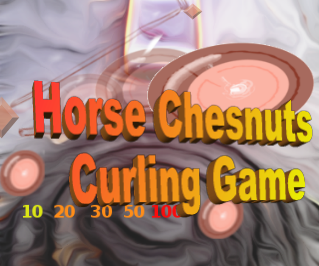 Autumn Outdoor Playing Game: Horse-chestnut Curling Game