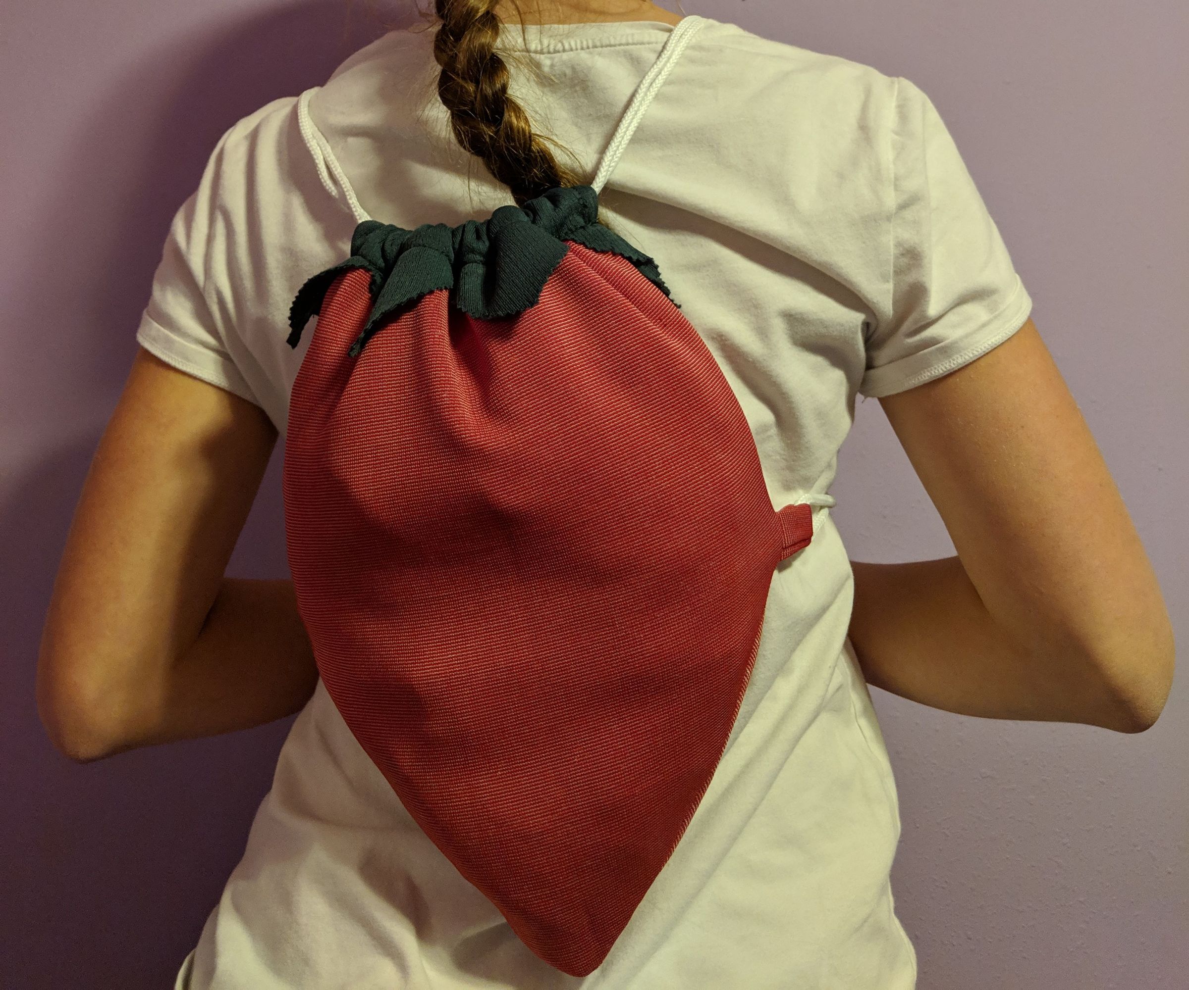 Strawberry Drawstring Bag
