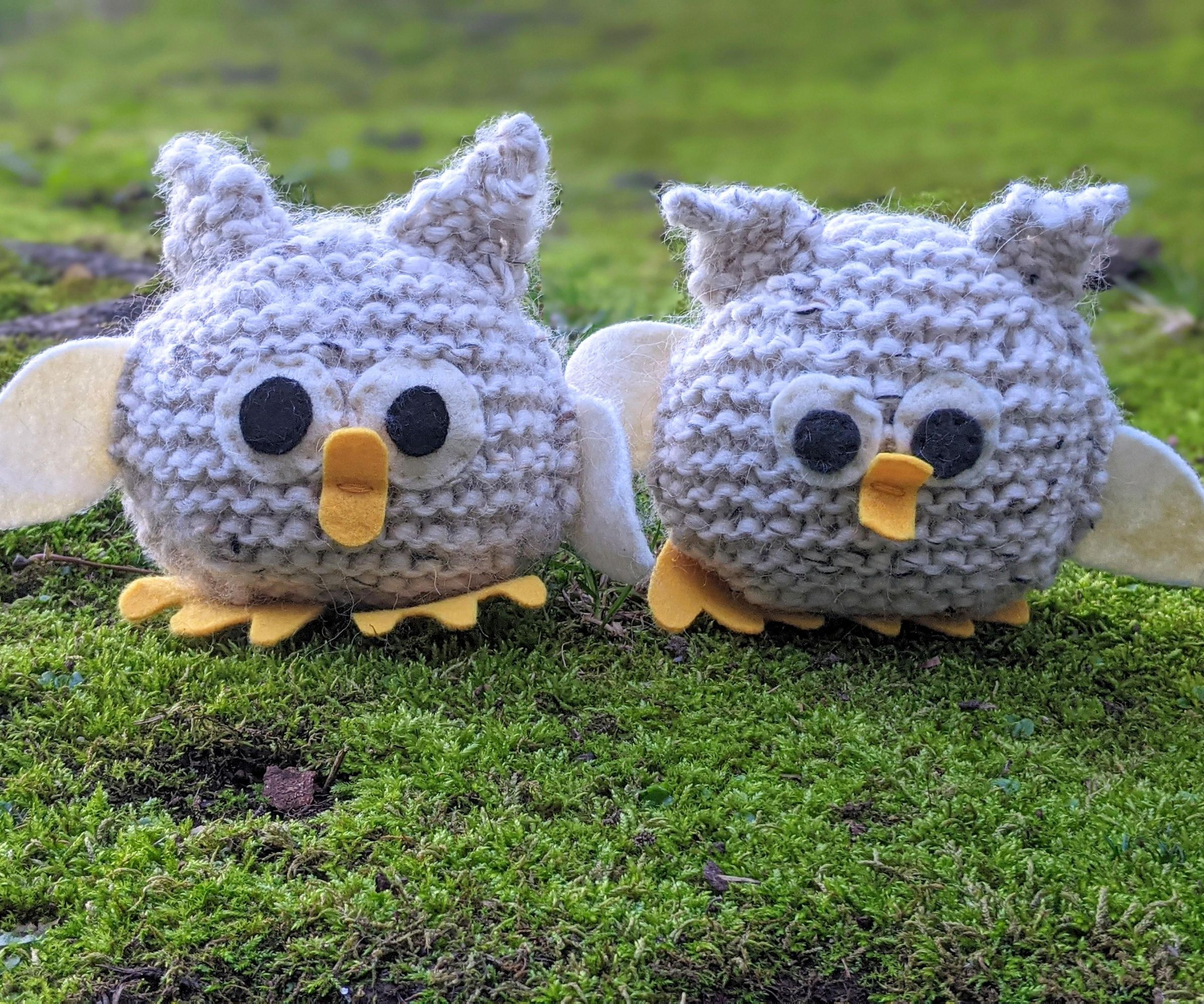 Beginner-Friendly Knitted Baby Owl Amigurumi
