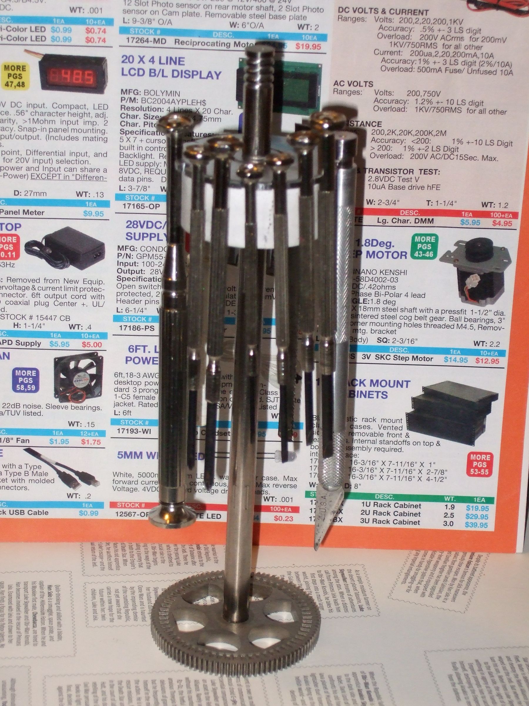 Organize Your Tools With a Speaker Magnet