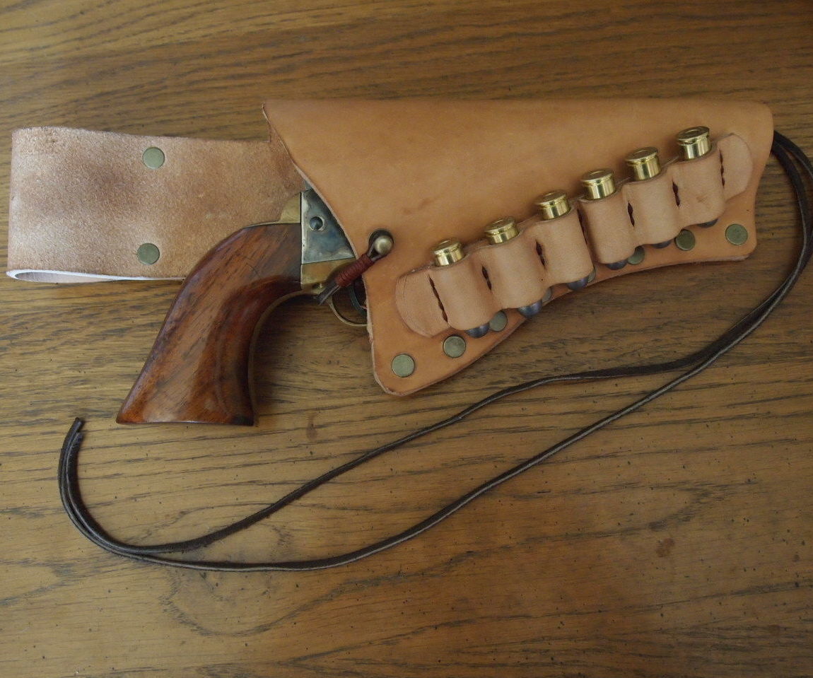 Revolver Holster With Bullet Band