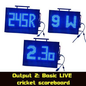Build Your Own Scoreboard, Timer and Up Down Counter in 4 Steps. Single Display P10 Scoreduino DMD Based DIY Digital Scoreboard for Cricket and Soccer