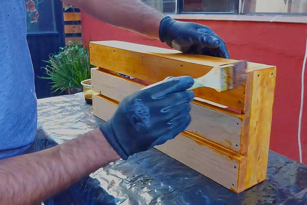 Design Your Own Wood and Steel Wall Plant Shelf