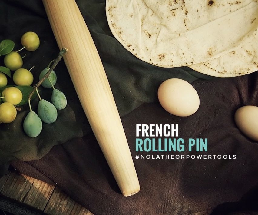 French Rolling Pin - No Lathe!